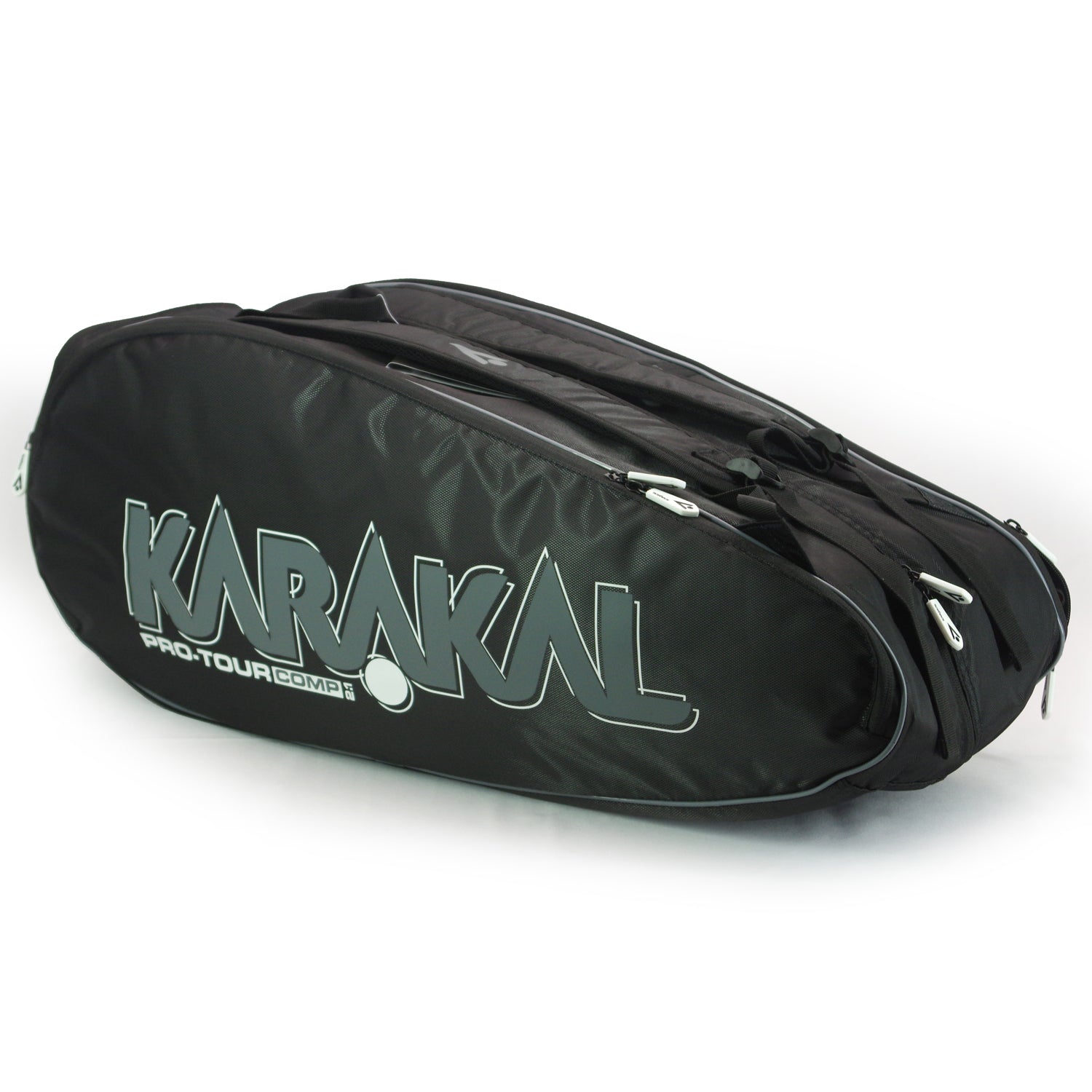 karakal-pro-tour-2-1-comp-racket-bag-9-schl-ger-tasche-mit-wei-em-trimm image 1