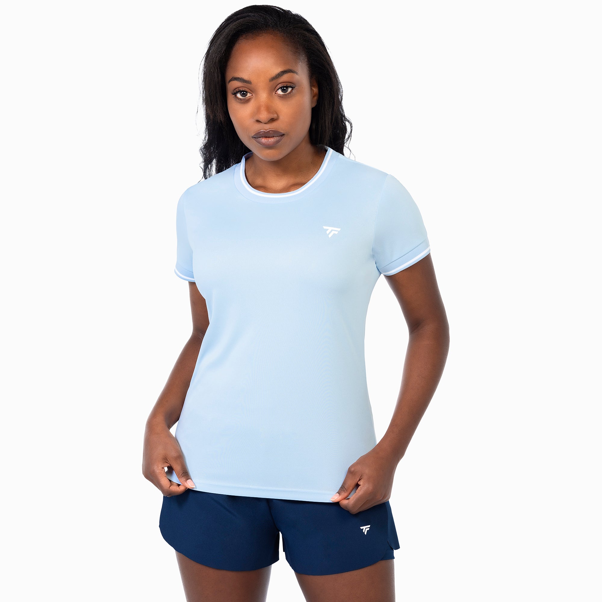 tecnifibre-tech-tee-glacier-damen-atmungsaktives-mesh-t-shirt image 1