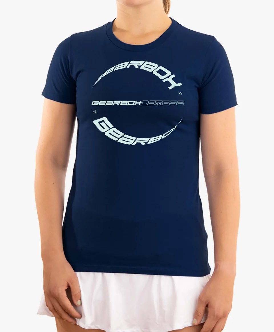 gearbox-vortex-cotton-tee-navy-herren-t-shirt image 1