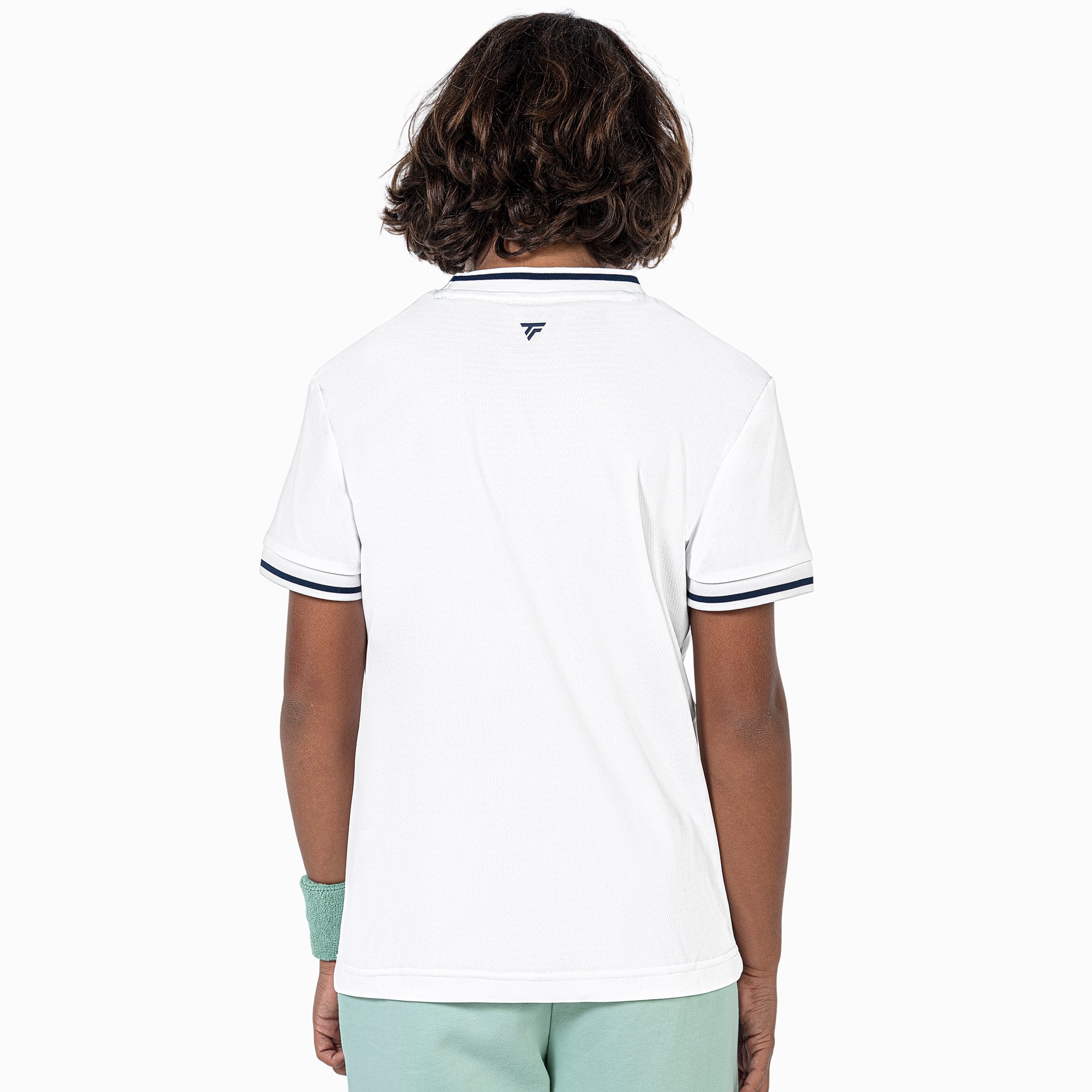 tecnifibre-tech-tee-jungen-wei-atmungsaktives-mesh-t-shirt-2025 image 2