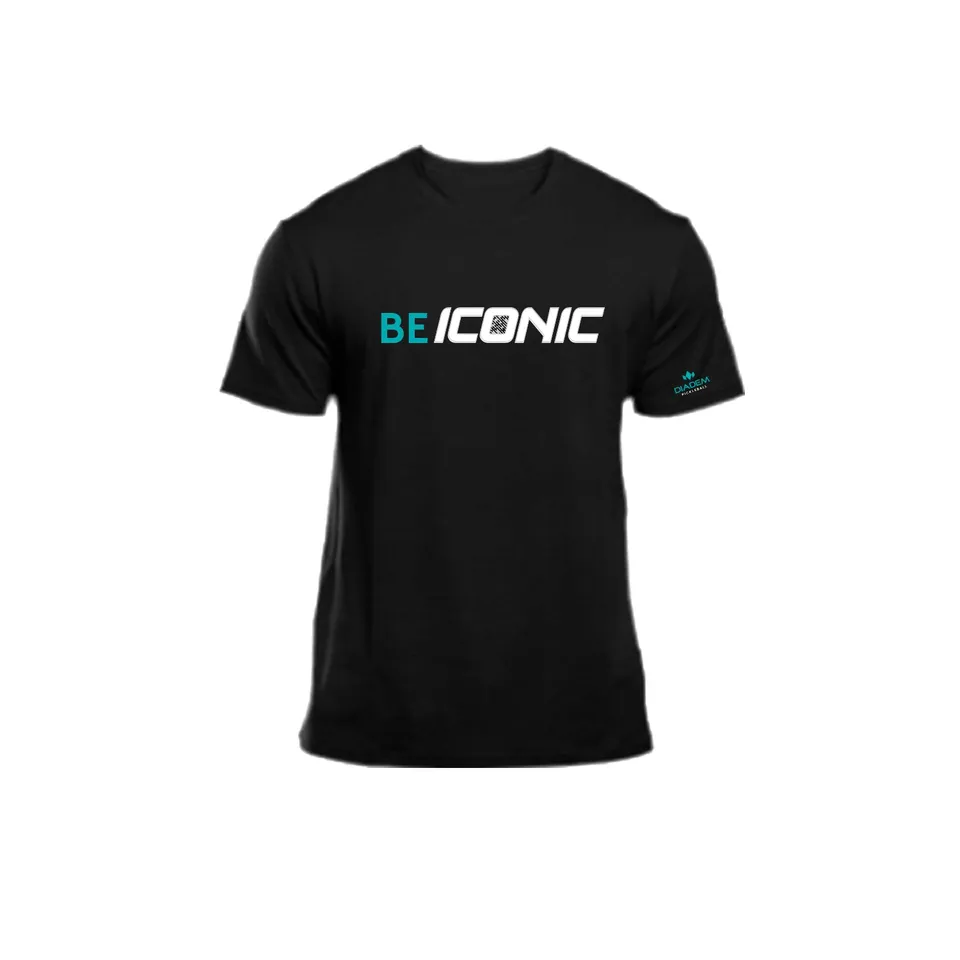 diadem-pickleball-t-shirt-be-iconic-herren-schwarz image 1