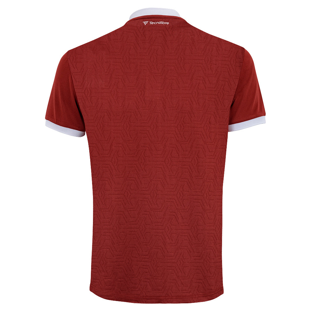 tecnifibre-team-mesh-polo-cardinal-garcon-kinder-poloshirt-atmungsaktiv-standard image 2