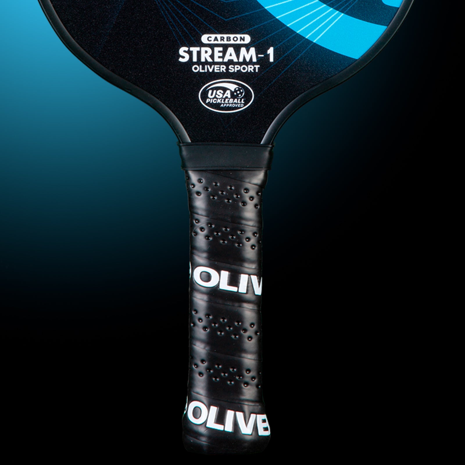 oliver-stream-1-carbon-pickleball-schl-ger-schwarz-blau image 4