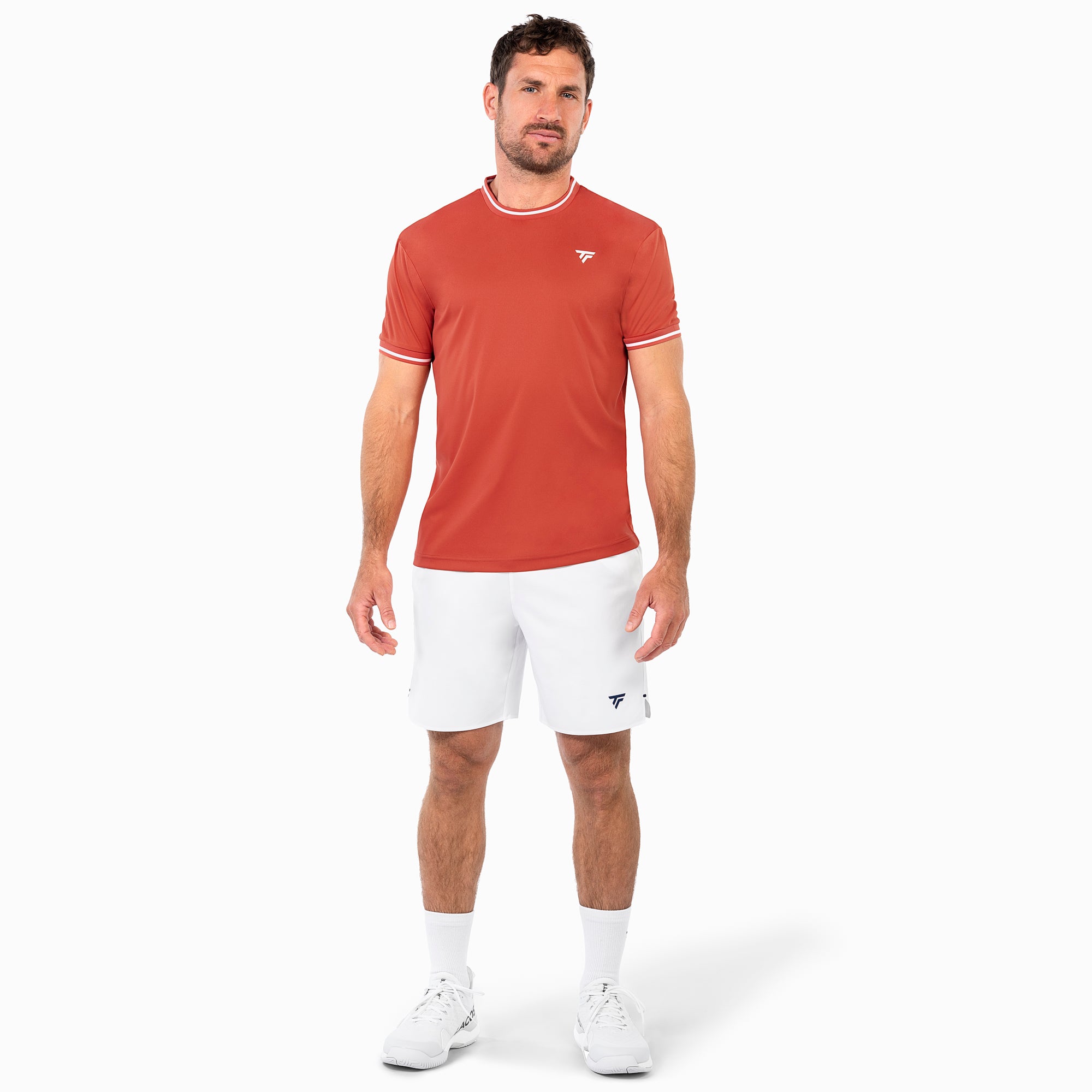 tecnifibre-tech-tee-terracotta-herren-t-shirt-mit-atmungsaktivem-mesh image 2