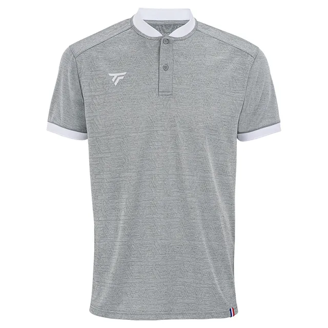 tecnifibre-team-mesh-polo-silver-herren-tennispolo-mit-2-knopf-leiste image 1