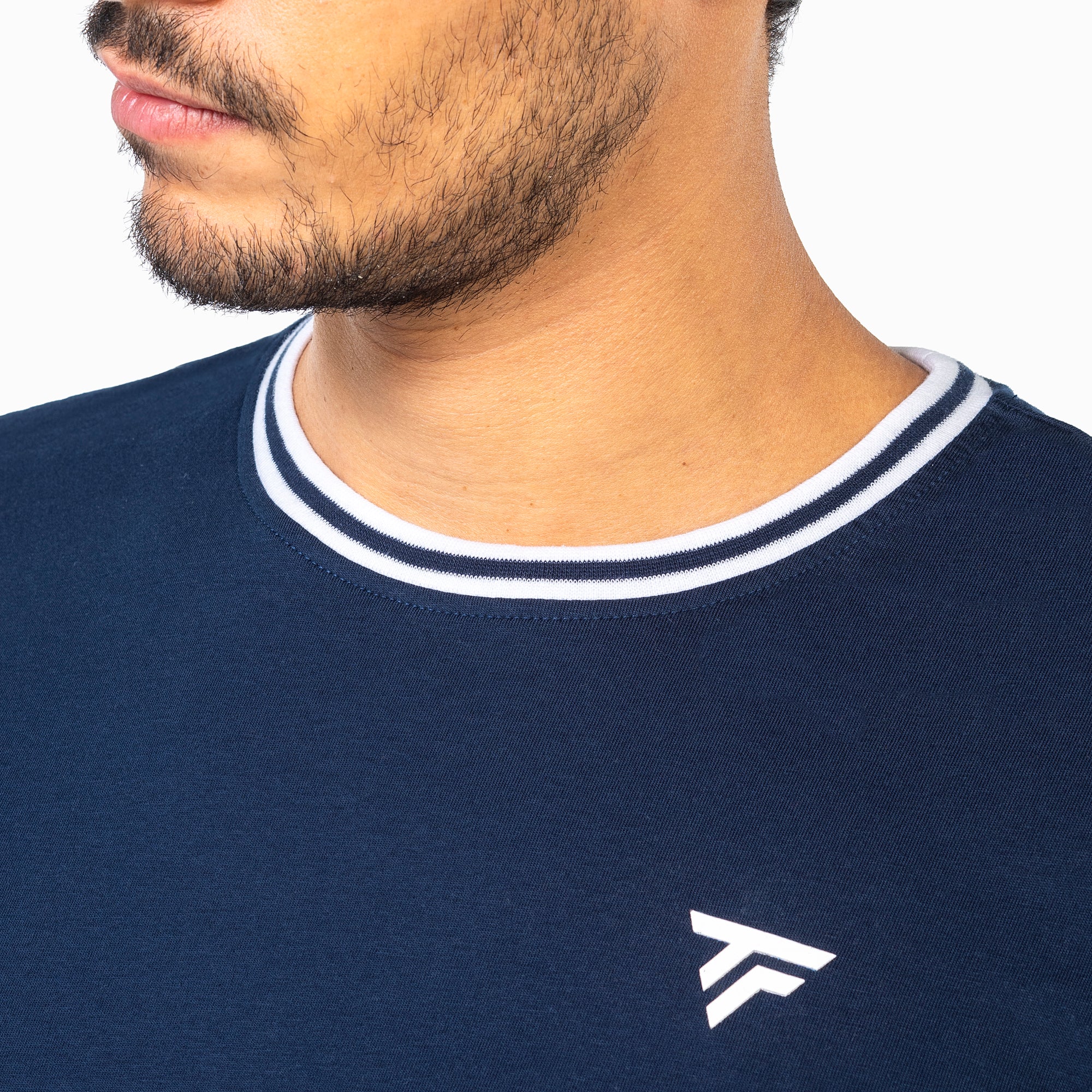 tecnifibre-stretch-tee-marine-herren-elastisches-tennisshirt-aus-bio-baumwolle image 2