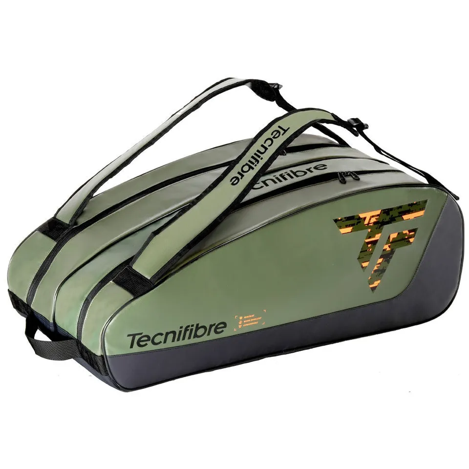 tecnifibre-tour-endurance-12r-khaki-tennistasche-wasserfest-12-schl-ger image 1