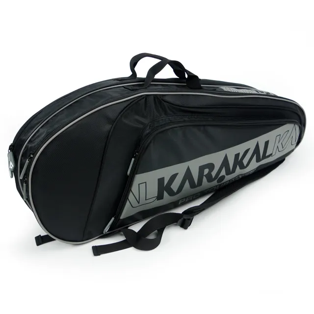 karakal-pro-tour-match-2-2-racket-bag-grau-4-schl-ger-tasche-f-r-tennis-squash-b image 1