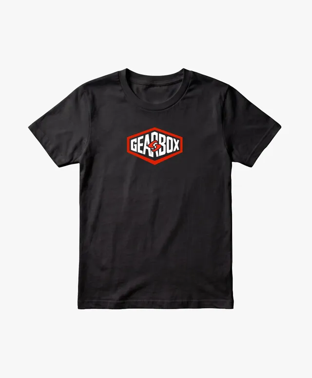 gearbox-boxed-mens-cotton-tee-black image 1