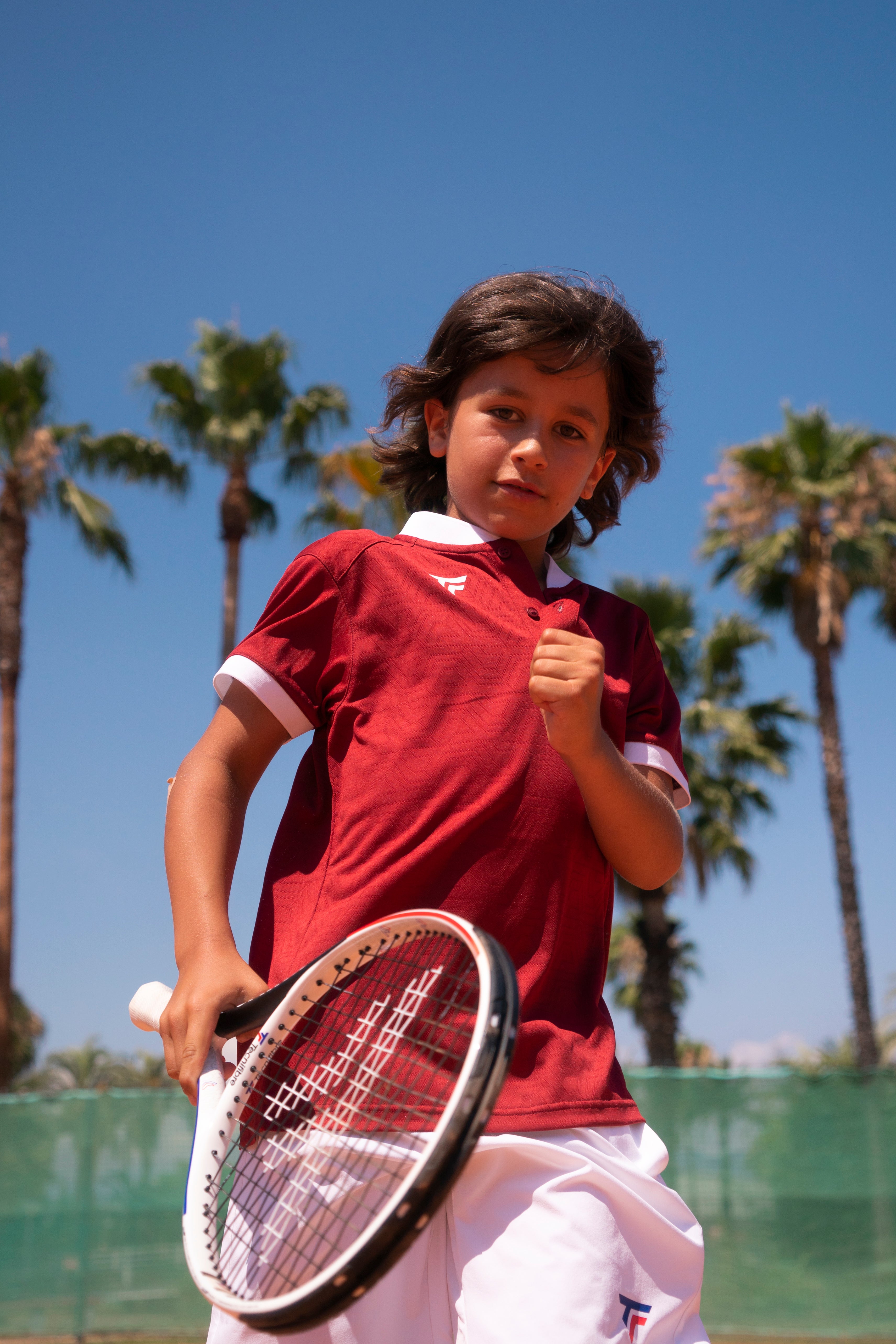 tecnifibre-team-mesh-polo-cardinal-garcon-kinder-poloshirt-atmungsaktiv-standard image 4