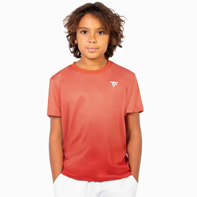 tecnifibre-x-loop-tee-jungen-terracotta-leichtes-funktionsshirt image 1