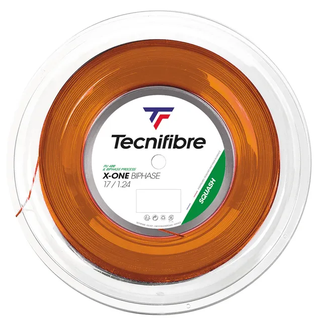 tecnifibre-x-one-biphase-squashsaite-orange-bobine-200m image 1