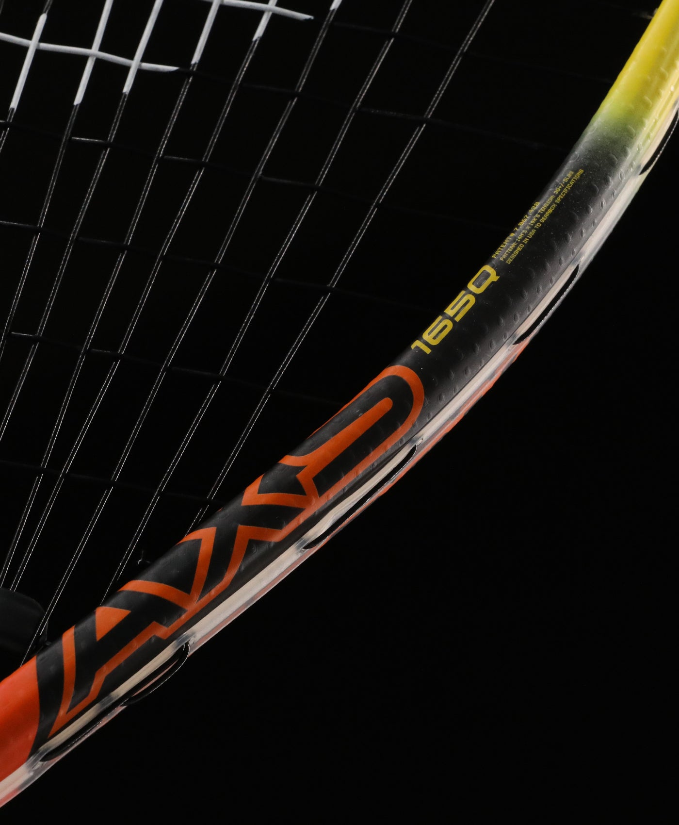 gearbox-axs-165-quad-orange-yellow-165g-pickleball-paddle image 6