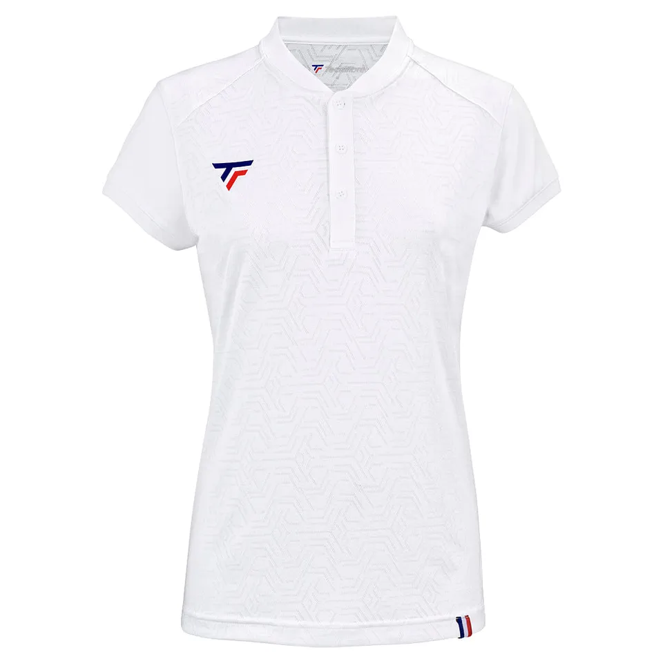 tecnifibre-polo-team-mesh-white-m-dchen-sportliches-polo image 1
