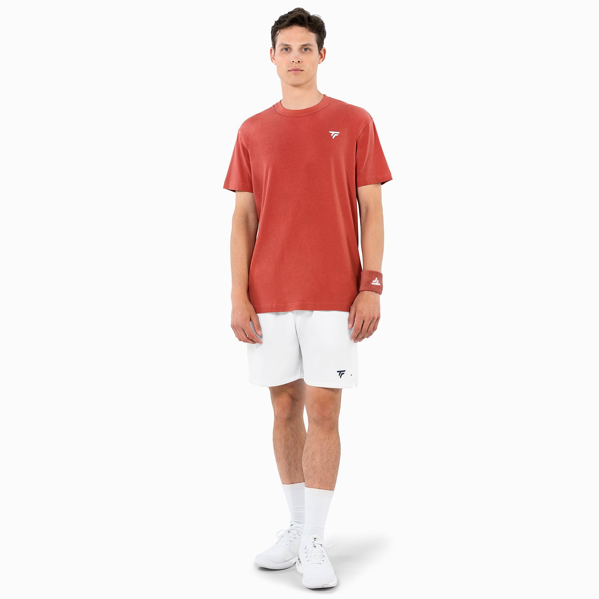 tecnifibre-t-shirt-graphic-tee-herren-terracotta-leichtes-atmungsaktives-t-shirt image 6