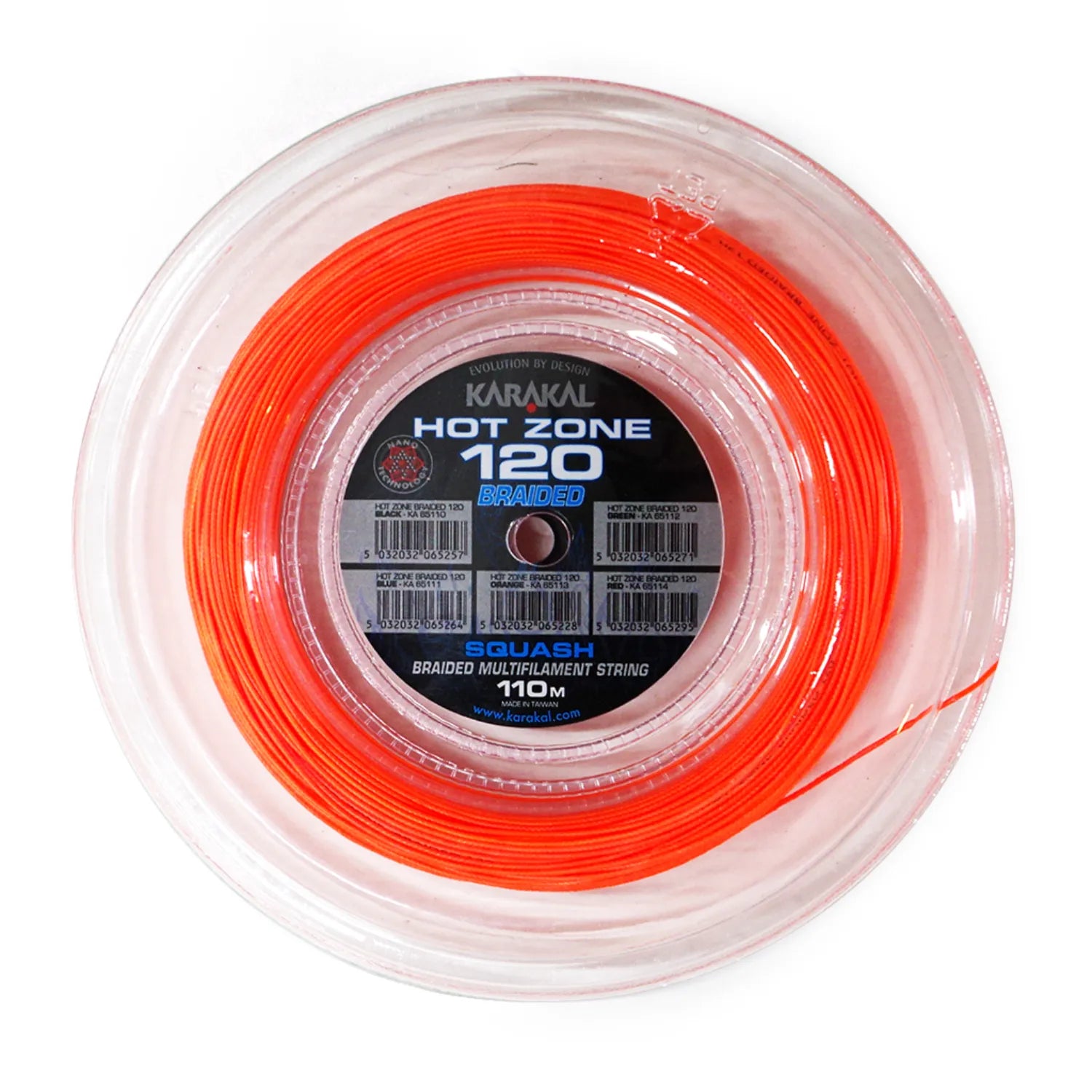 karakal-hot-zone-braided-120-squashsaite-multifilament-saite-f-r-power-kontrolle image 8