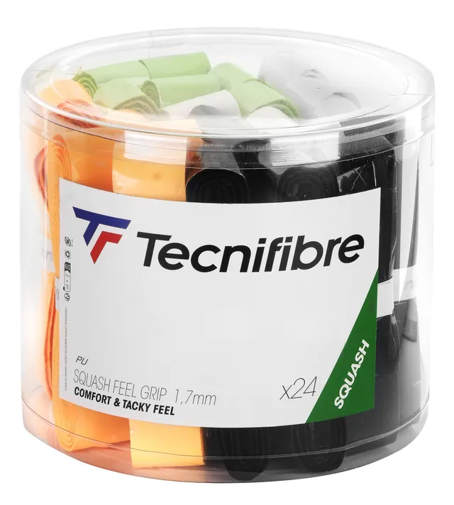 tecnifibre-squash-feel-grip-hydrocell-box-mit-24-st-ck-ultra-saugf-hige-overgrip image 1
