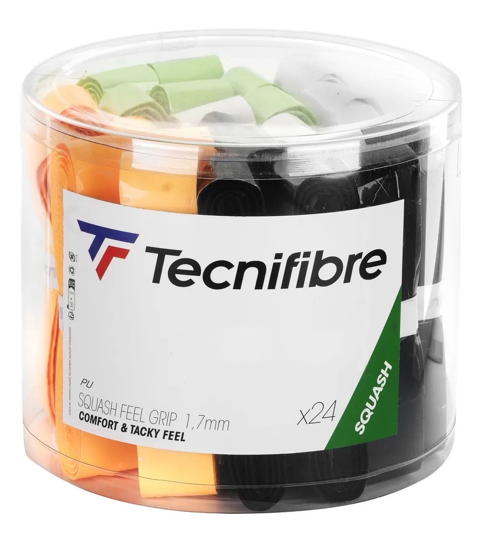 tecnifibre-squash-feel-grip-hydrocell-box-mit-24-st-ck-ultra-saugf-hige-overgrip image 1