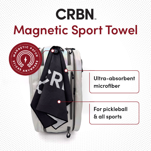 crbn-pickleball-magnetic-sport-towel-magnet-handtuch image 2