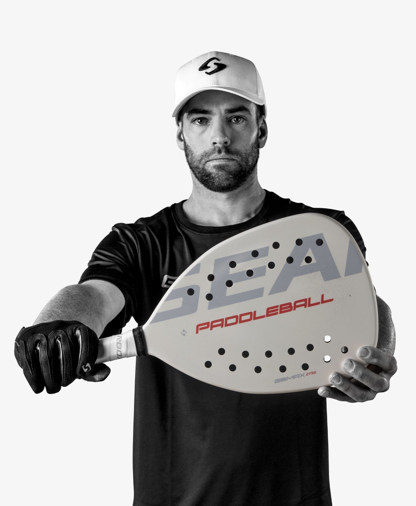 gearbox-gbmax-275-racquetball-paddle-275g-light-grey image 4