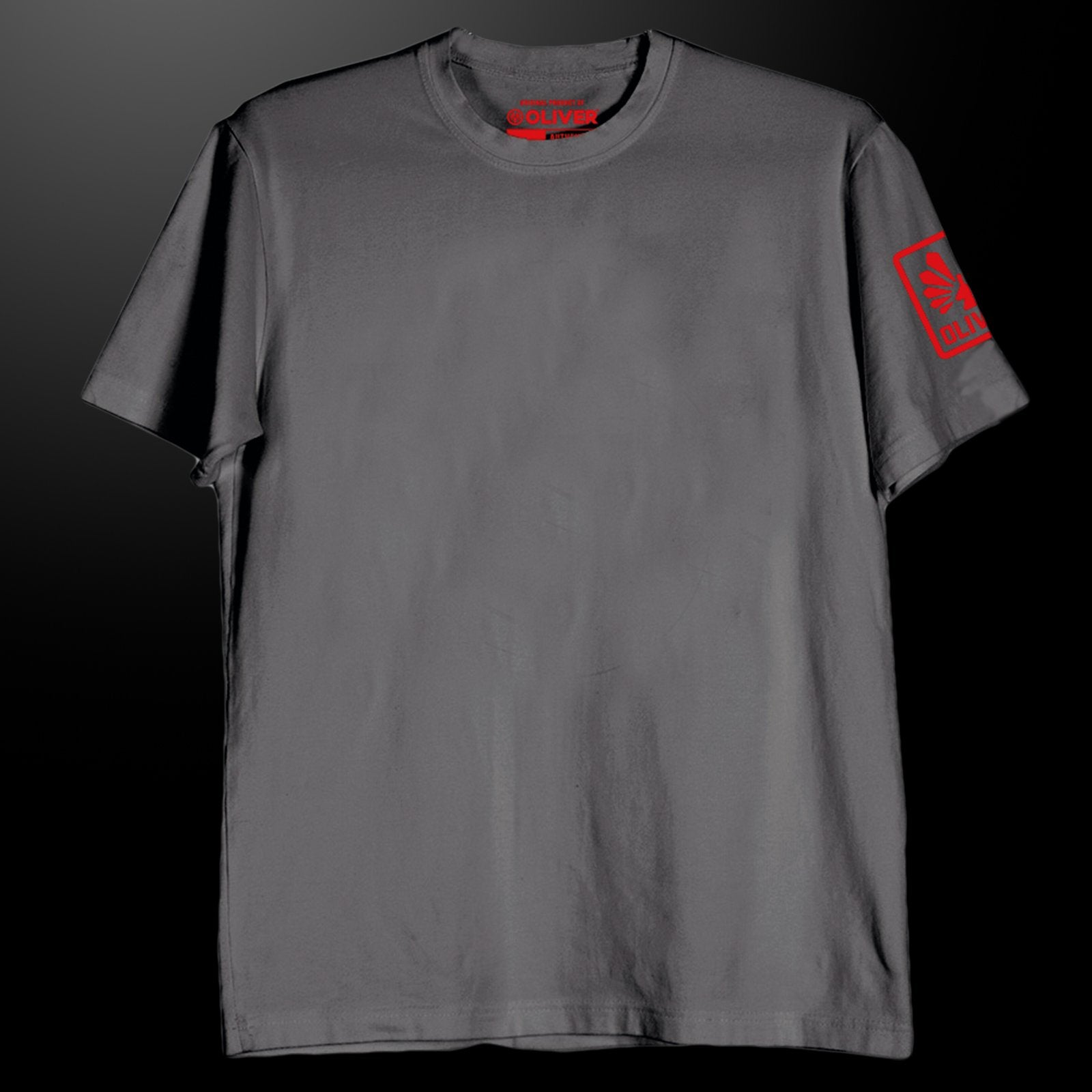 oliver-we-are-oliver-t-shirt-baumwolle-schwarz-rot image 1