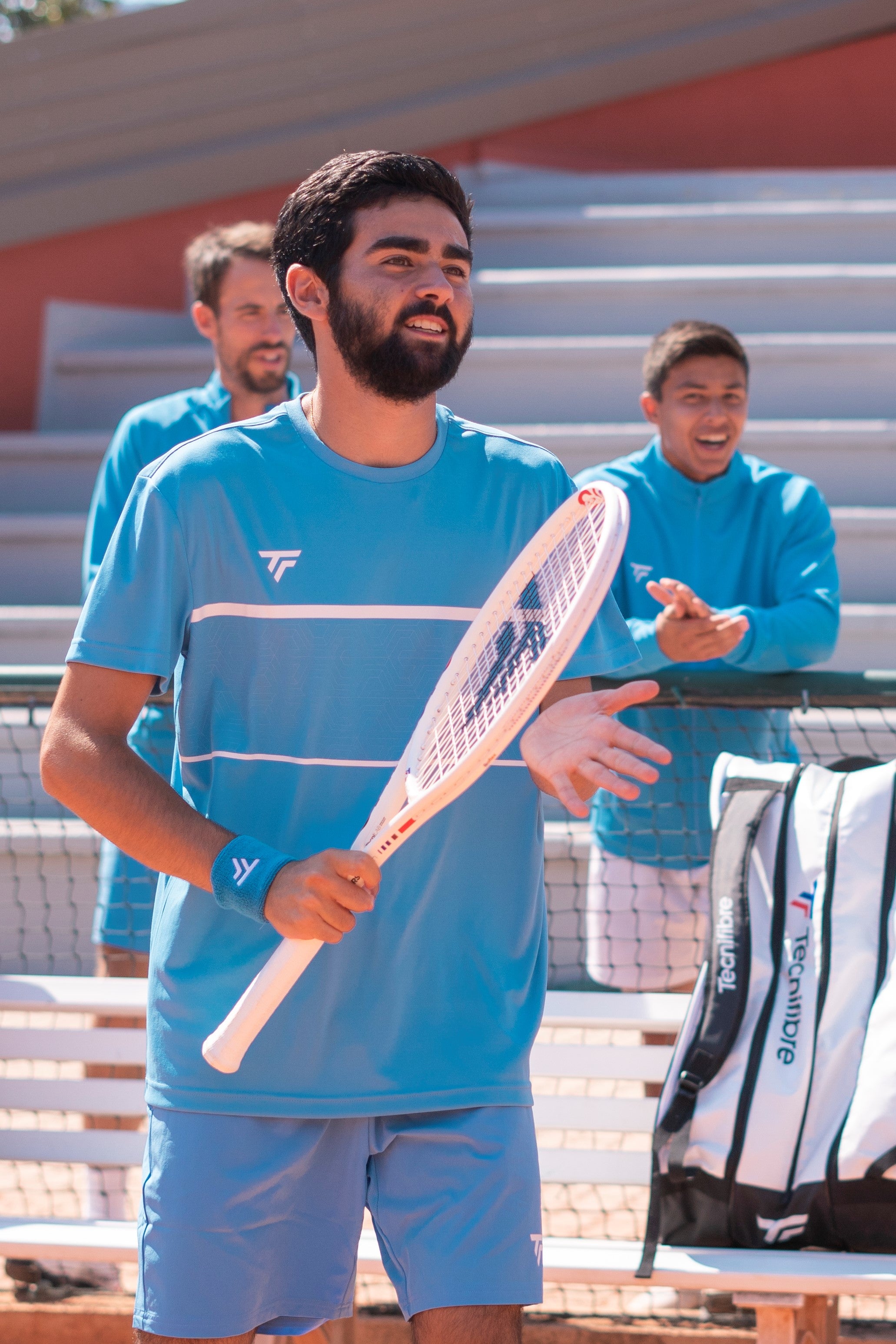 tecnifibre-team-tech-tee-azur-herren-t-shirt image 4