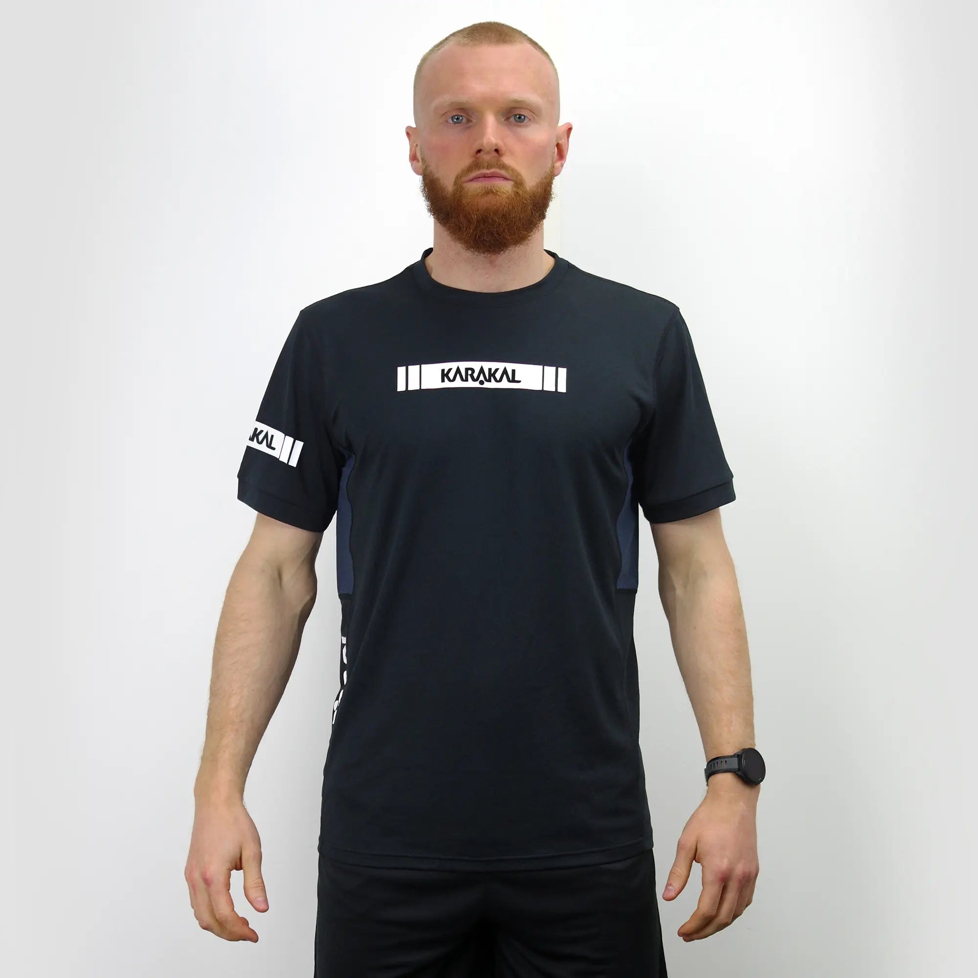 karakal-pro-tour-tee-black-2025-26 image 1