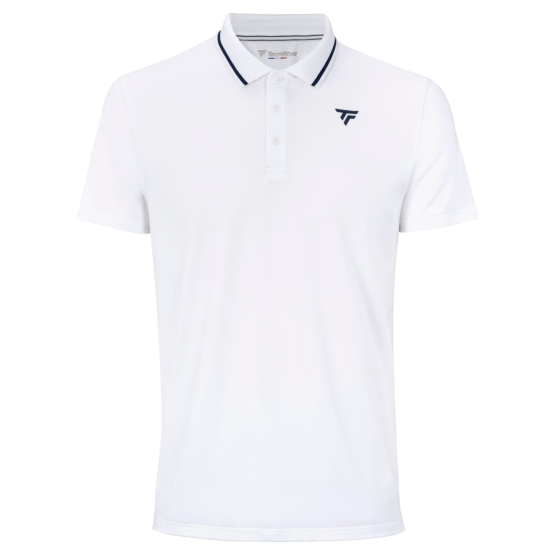 tecnifibre-tech-polo-white-jungen-leichtes-schnelltrocknendes-poloshirt image 1