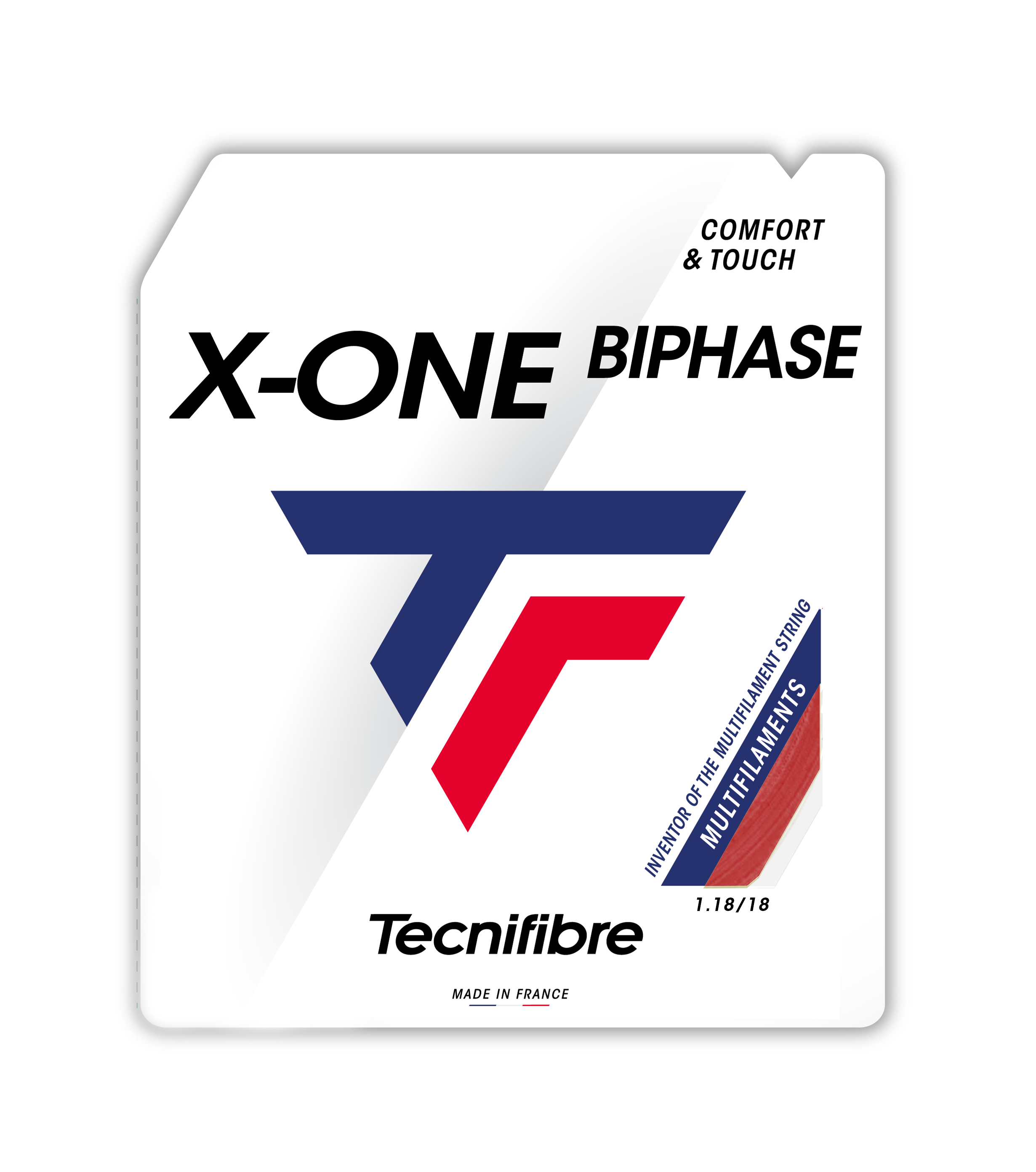 tecnifibre-x-one-biphase-red-tennissaite-12-m-power-und-komfort image 1