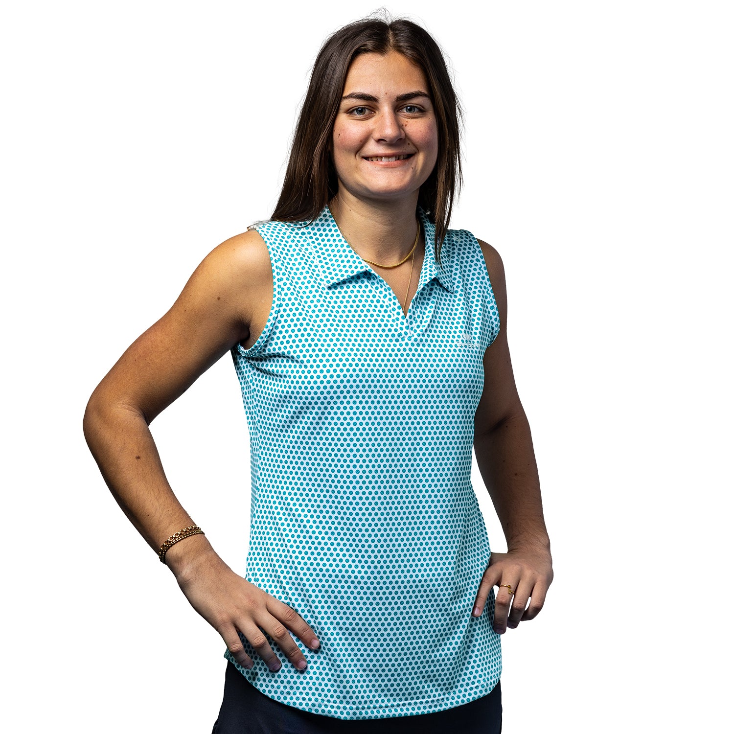 diadem-women-s-scales-pickleball-sleeveless-polo-rmelloses-damen-polo image 1
