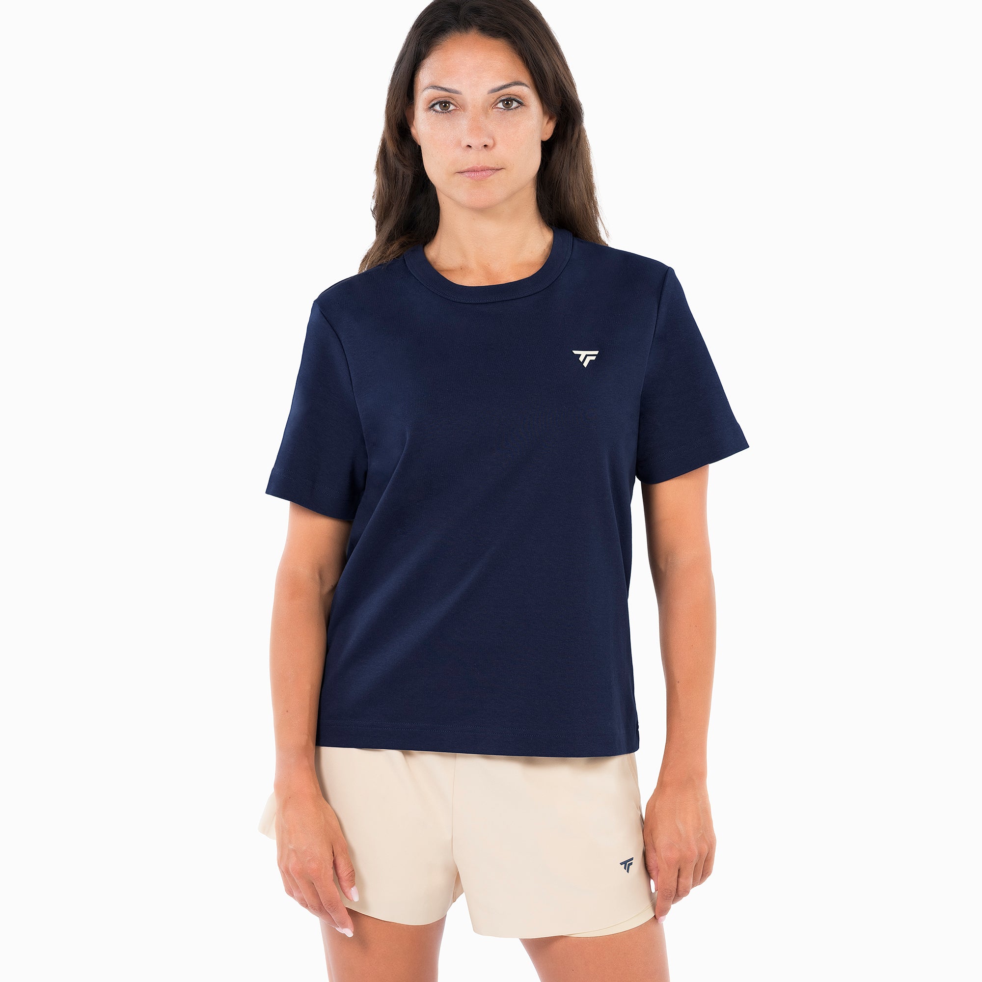 tecnifibre-t-shirt-graphic-tee-femme-marine-damen-tennisshirt-aus-bio-baumwolle image 1