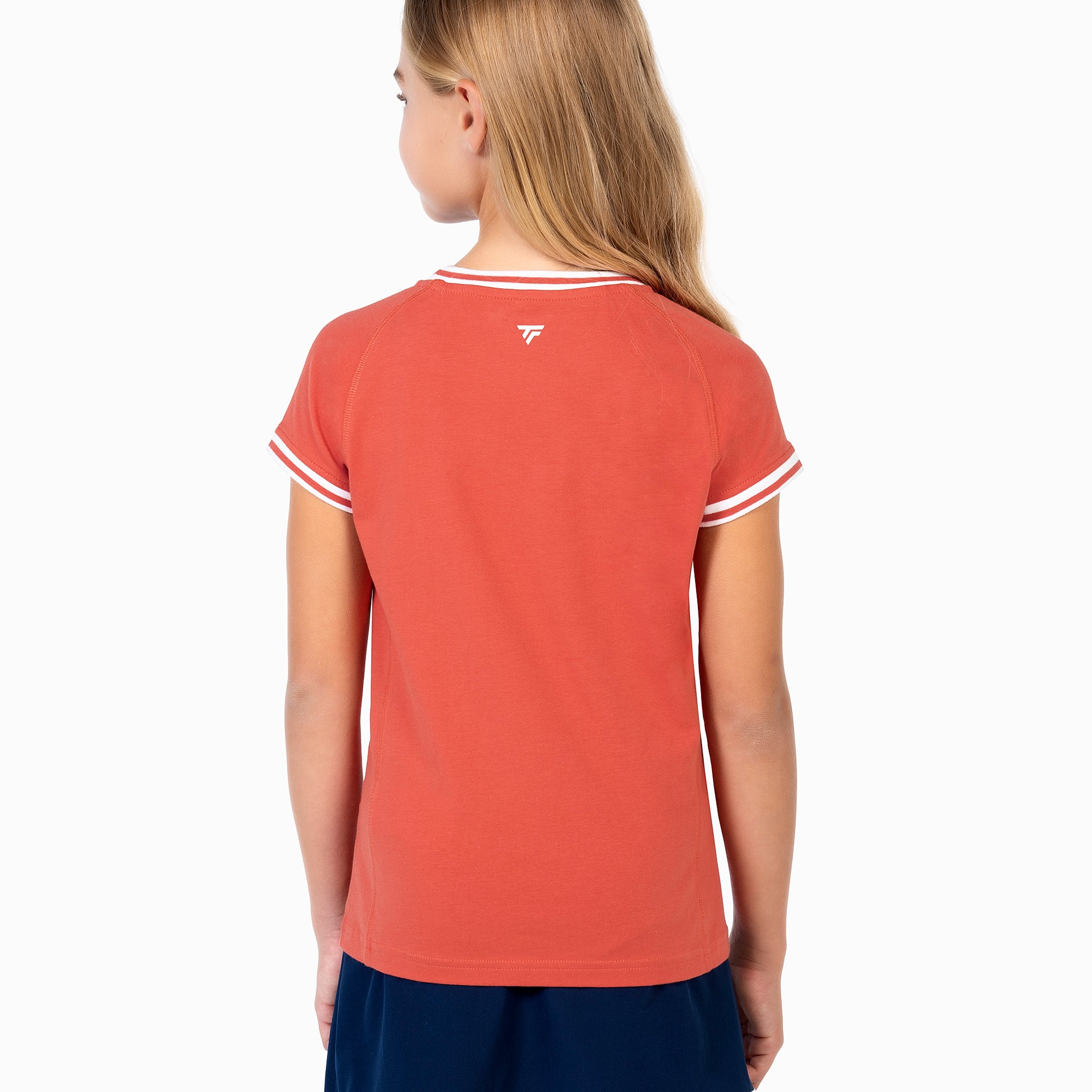 tecnifibre-stretch-tee-t-shirt-terracotta-m-dchen-bio-baumwolle image 2