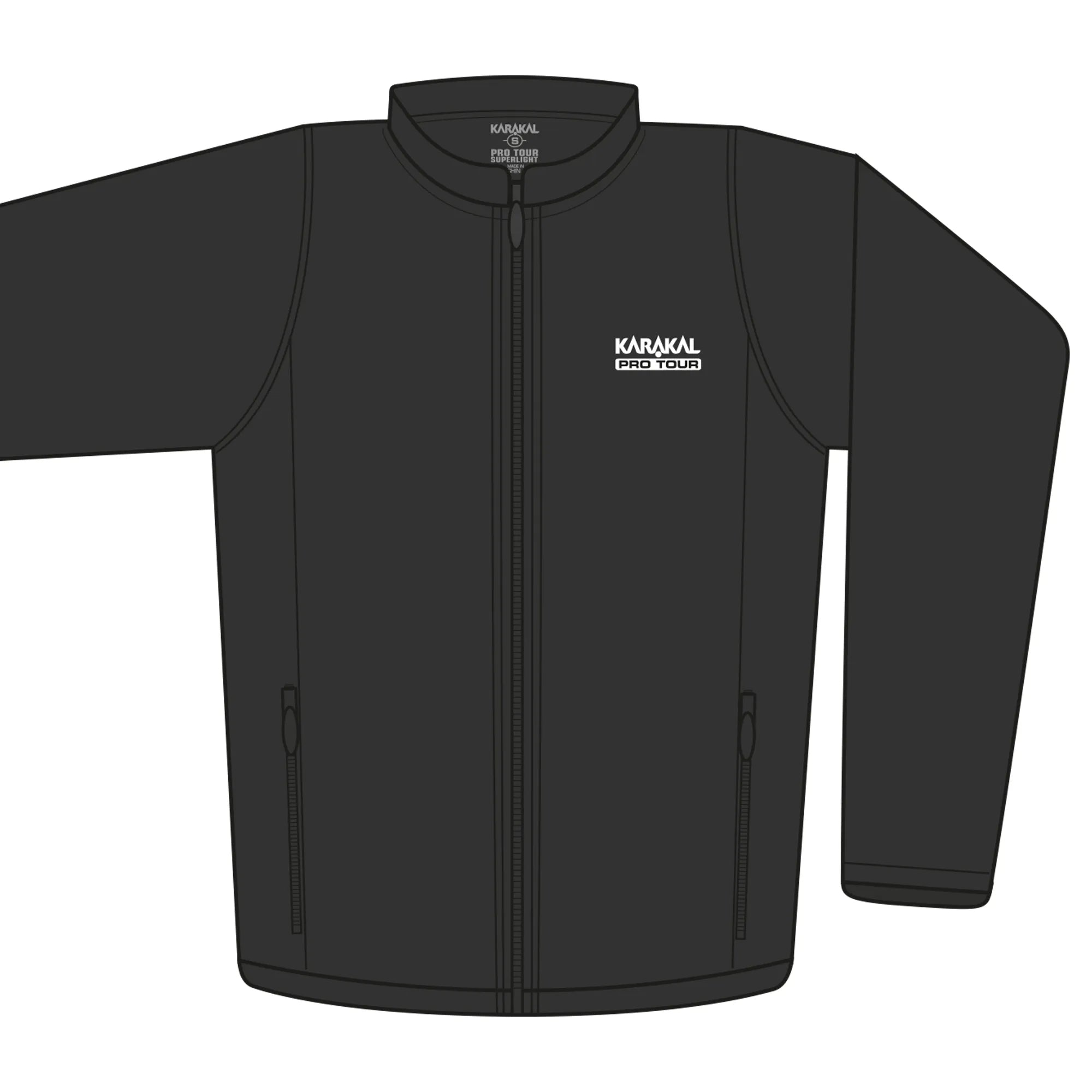 karakal-pro-tour-jacket-2025-26-4-wege-stretch-cool-tec-psa-squash-tour image 7