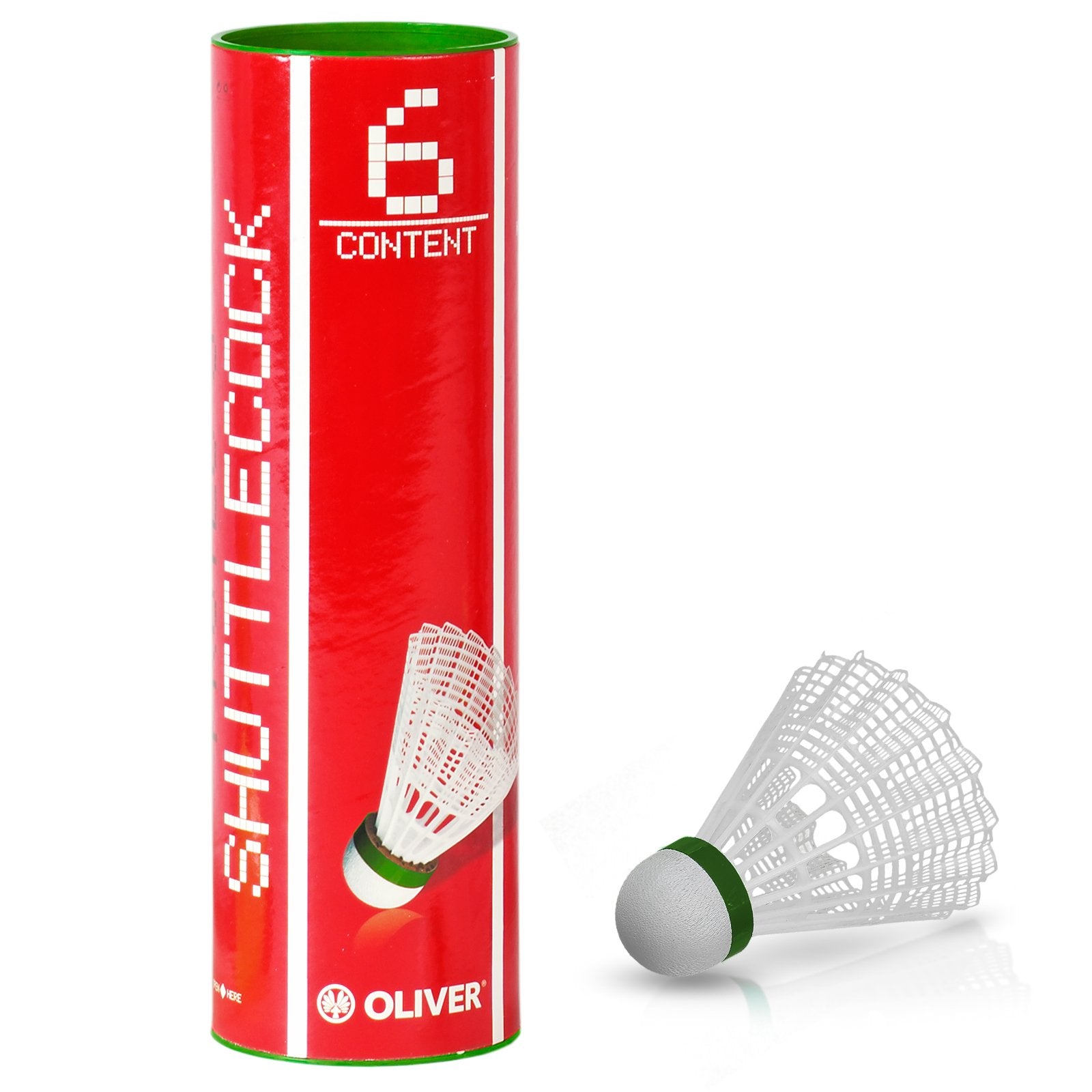 oliver-nylon-badmintonb-lle-6er-rolle-wei-gr-n-speed-slow-30 image 2