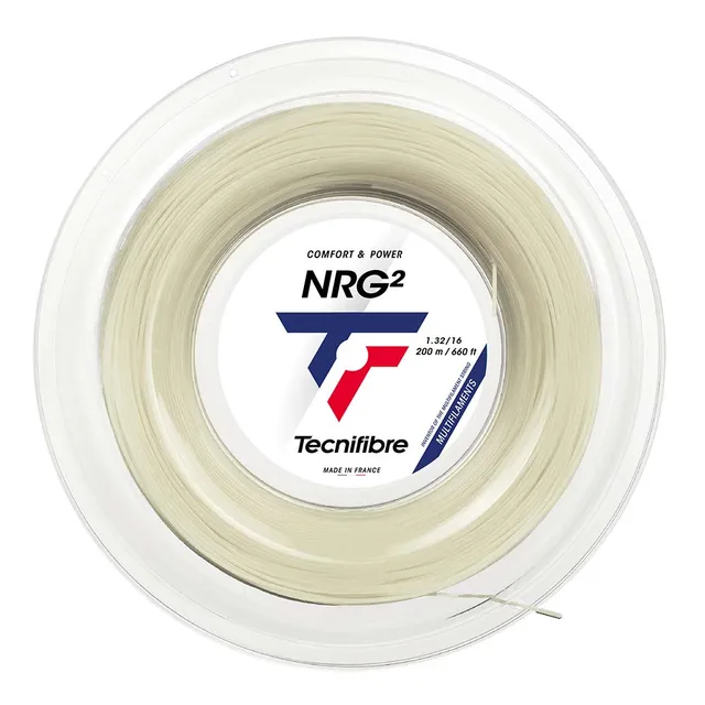 tecnifibre-nrg-200m-beige-multifilamente-tennissaite-f-r-power-und-armschutz image 1