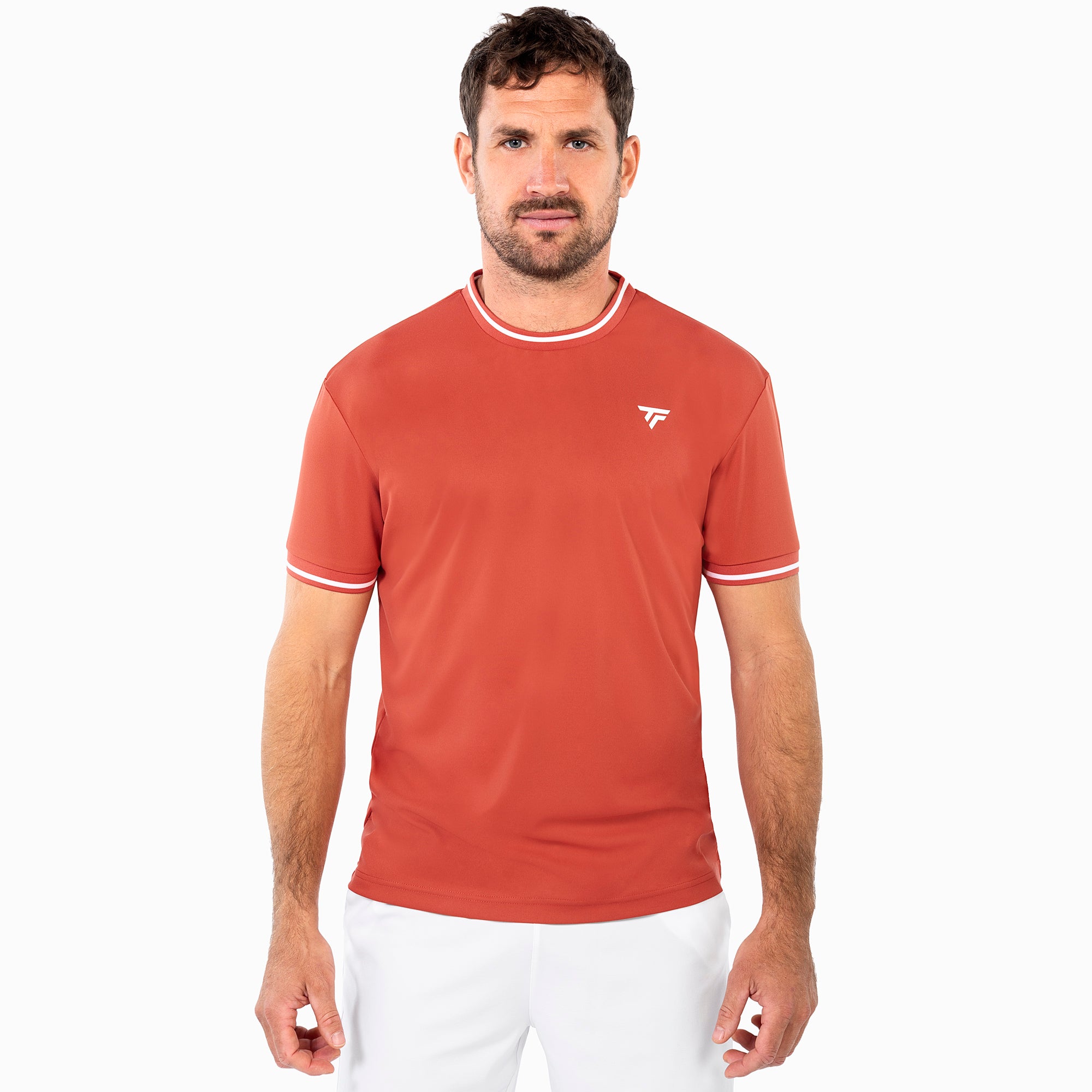 tecnifibre-tech-tee-terracotta-herren-t-shirt-mit-atmungsaktivem-mesh image 1