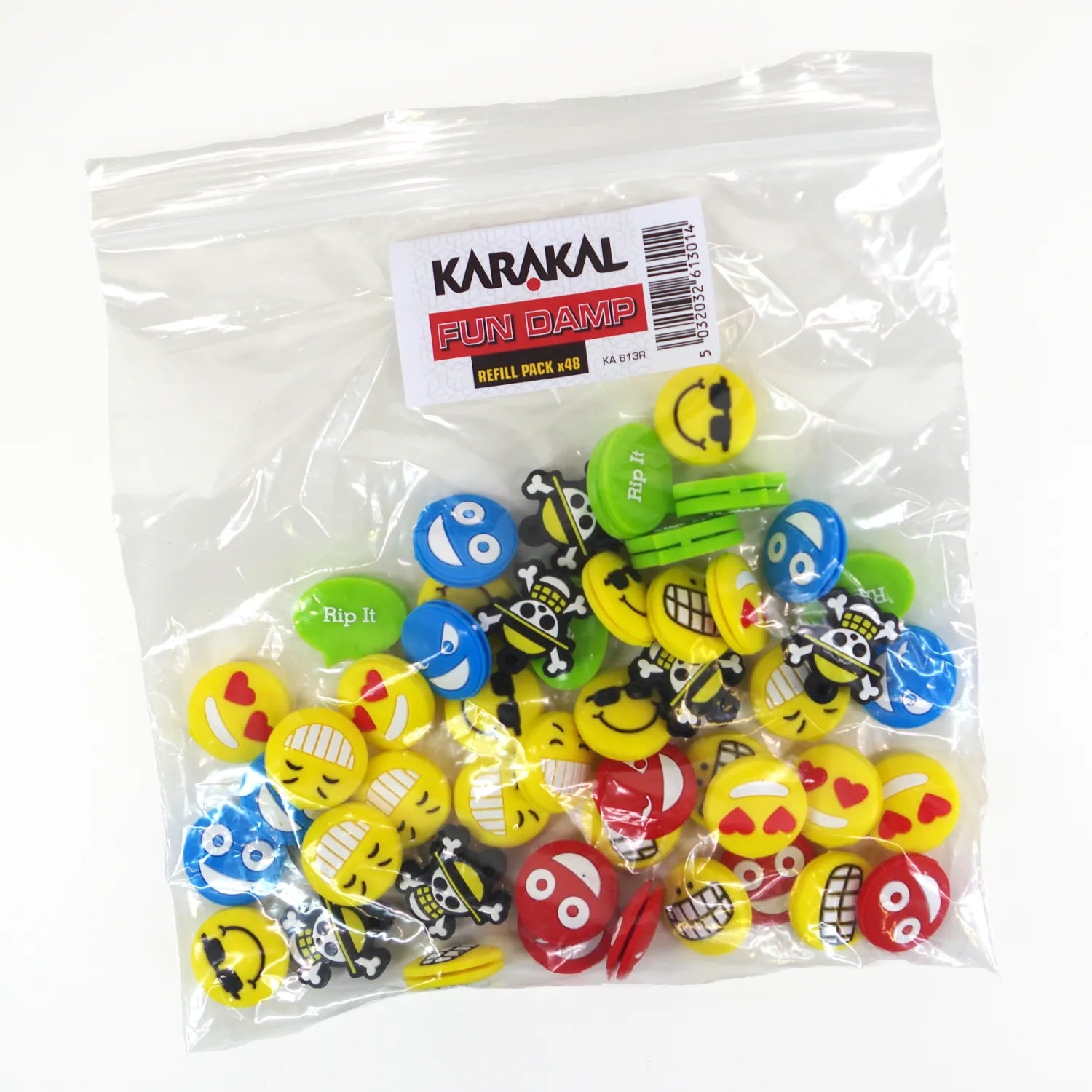 karakal-fun-damp-refill-pack-48-tennisschl-ger-vibrationsd-mpfer-sortiert image 3