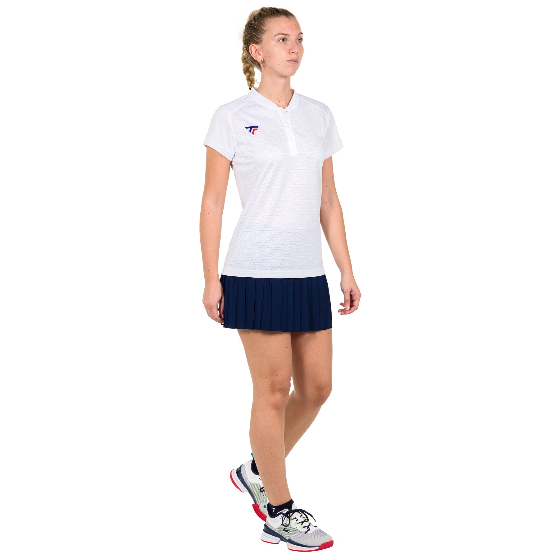 tecnifibre-skort-team-marine-damen-tennisrock-mit-integriertem-shorty image 1