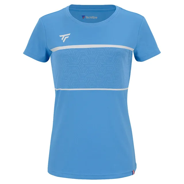 tecnifibre-team-tech-tee-azur-fille-m-dchen-tennis-shirt-stretch image 1