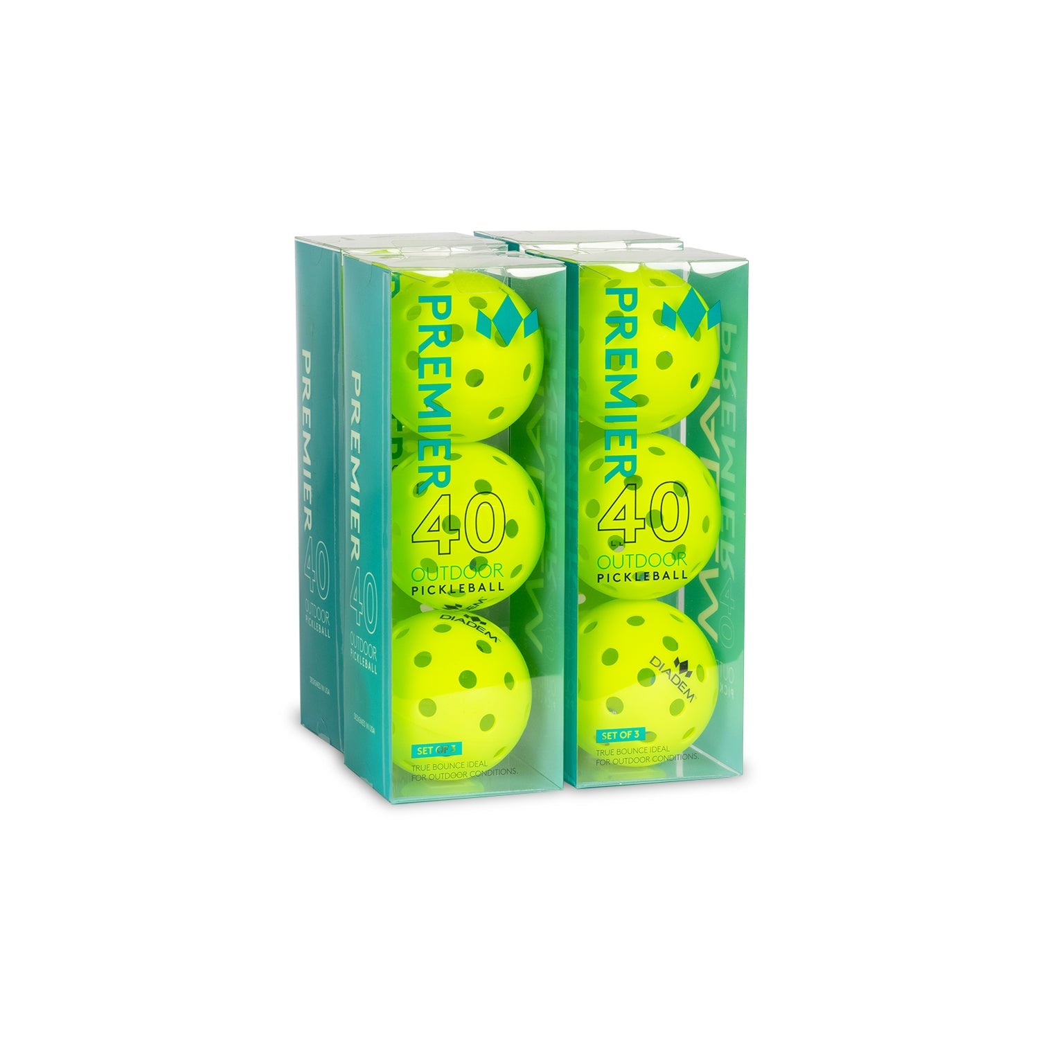diadem-premier-40-outdoor-pickleball-trainingsball-neon-yellow image 3