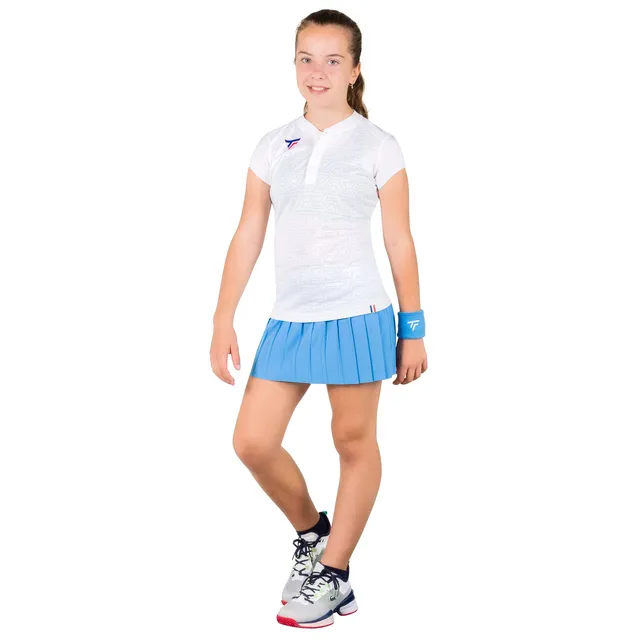 tecnifibre-skort-team-azur-fille-m-dchen-tennisrock-mit-integriertem-shorty image 1