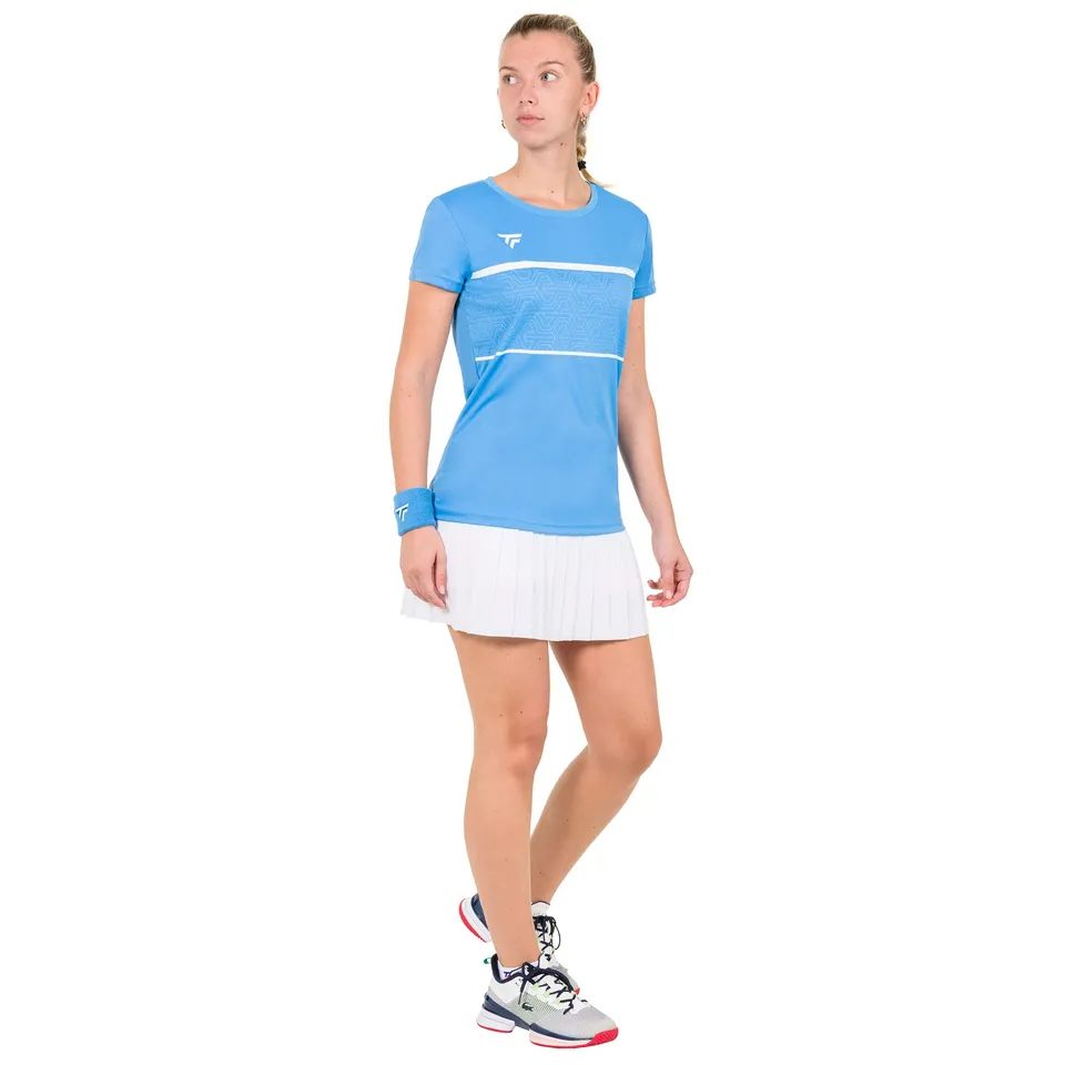 tecnifibre-team-tech-tee-azur-damen-elastisches-polyester-t-shirt-f-r-tennis-out image 1