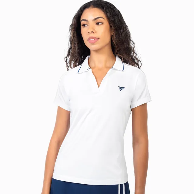 tecnifibre-tech-polo-white-damen-leichtes-dehnbares-und-schnelltrocknendes-polo image 1
