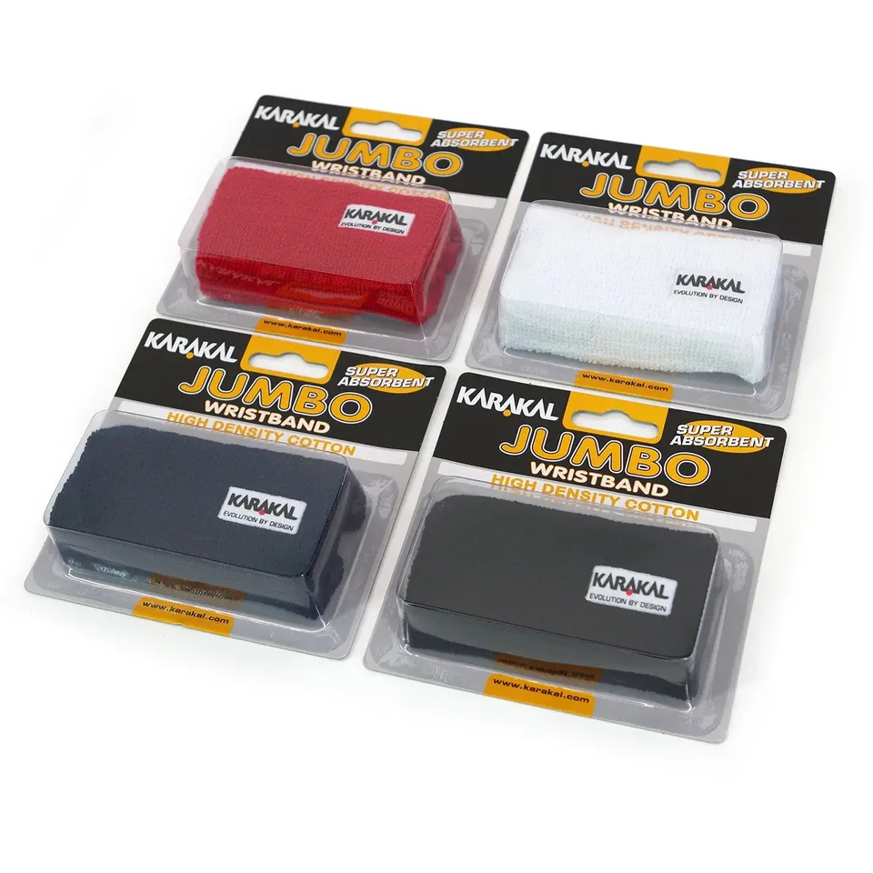 karakal-wristband-jumbo-x1-extra-breites-schwei-band-aus-hochdichtem-cotton-f-r- image 1