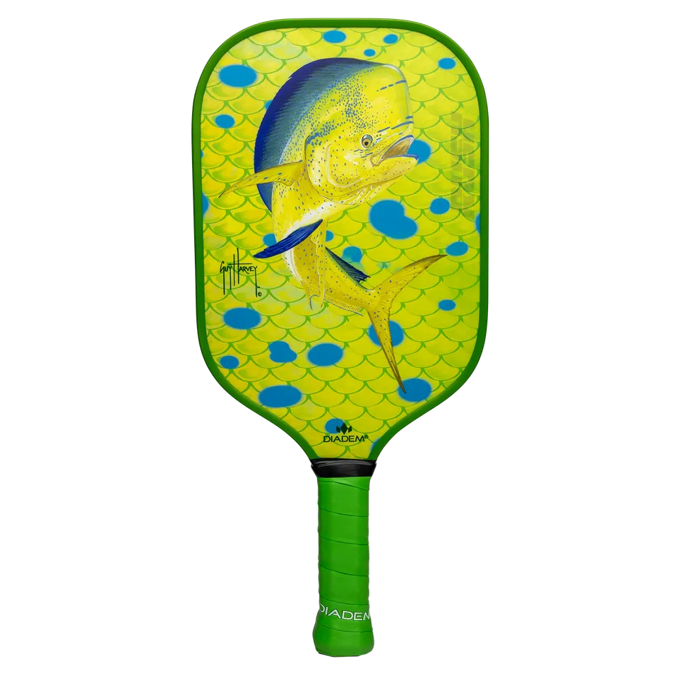 diadem-guy-harvey-limited-edition-pickleball-paddle-rush-marlin-turtle-mahi image 1