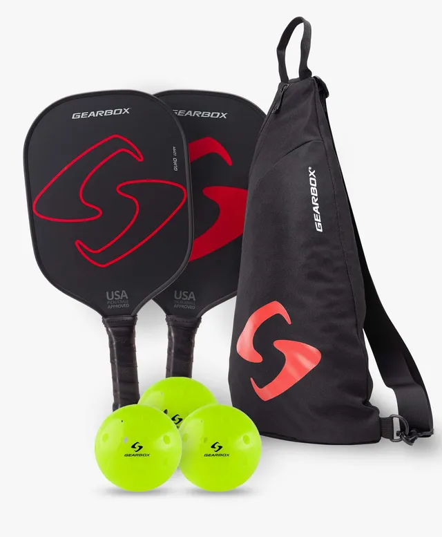 gearbox-ultimate-pickleball-starter-kit-2-usap-paddles-komplettset image 1
