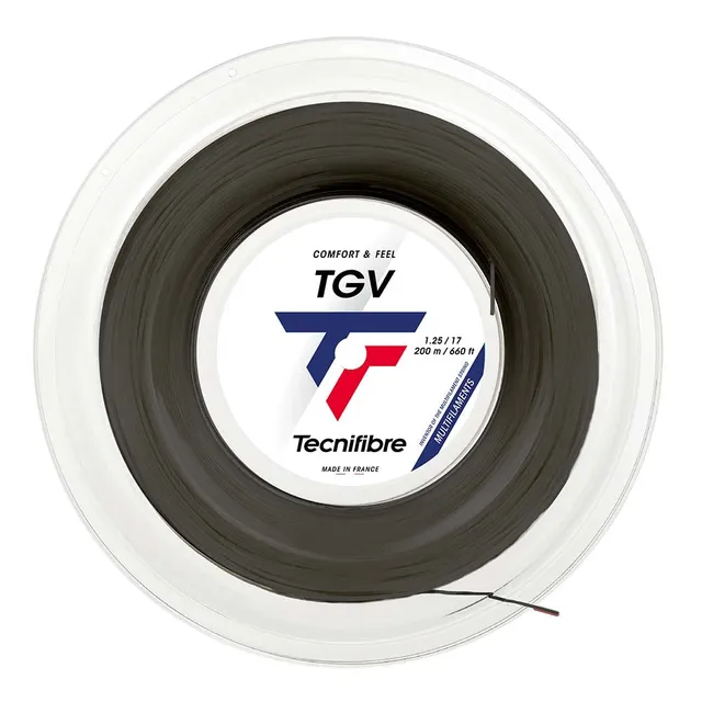tecnifibre-tgv-black-200m-tennissaite-1-25-mm-komfort-polyamid-1200-mikrofilamen image 1