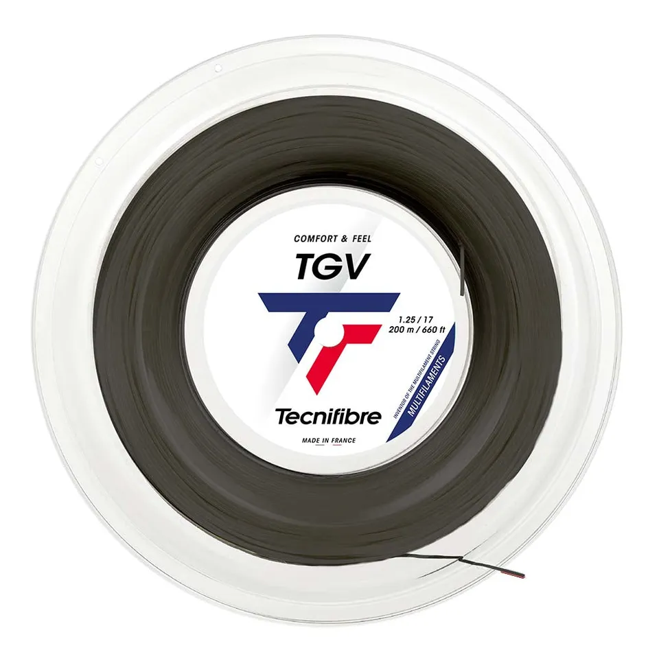 tecnifibre-tgv-black-200m-tennissaite-1-25-mm-komfort-polyamid-1200-mikrofilamen image 1