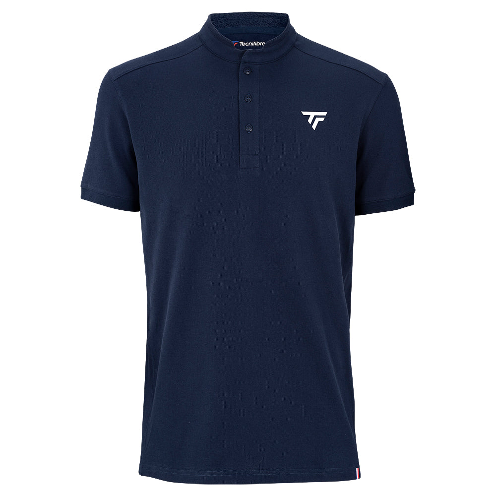 tecnifibre-polo-piqu-herren-marineblau-klassisches-tennispolo-aus-baumwoll-piqu image 2