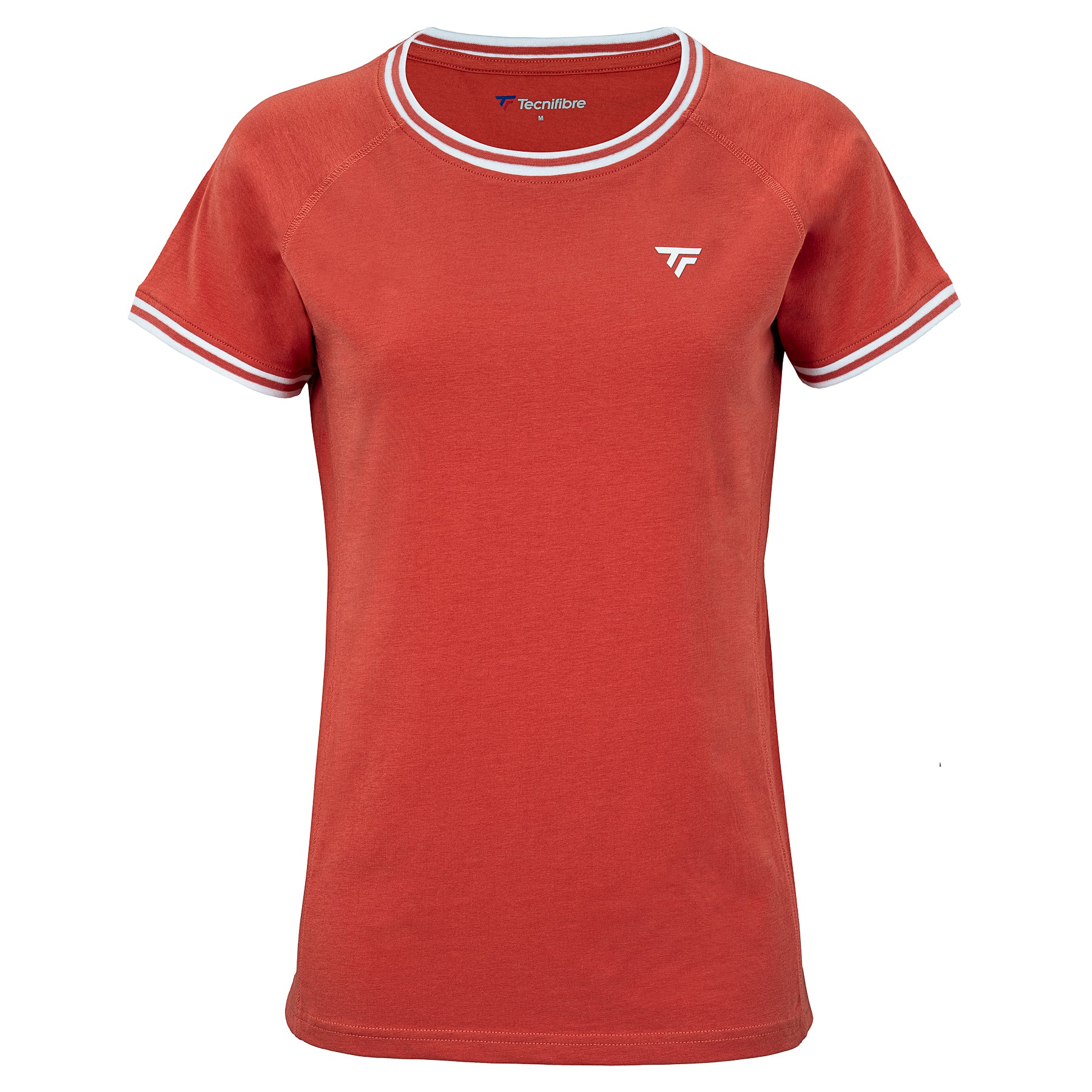 tecnifibre-stretch-tee-t-shirt-terracotta-m-dchen-bio-baumwolle image 3